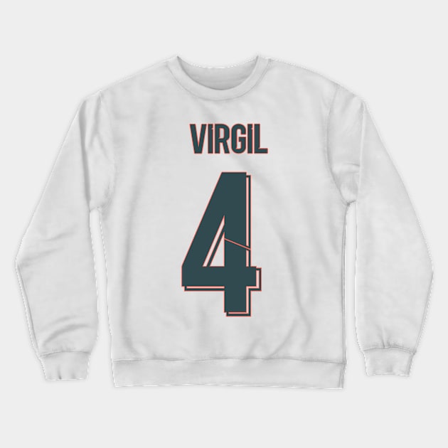 Virgil Van Dijk Liverpool jersey 21/22 Crewneck Sweatshirt by Alimator